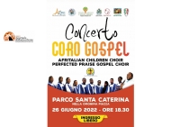 Pescara/ Gospel Afritalian  Children Choir nel Parco di piazza Santa Caterina da Siena
