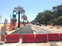 Montesilvano/lavori sul Lungomare, pista ciclabile fino a tre metri.