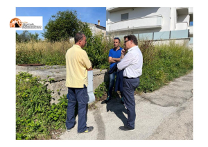 Blasioli al sopralluogo