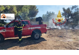Citta’ Sant’Angelo, ancora incendio nell'ex camping