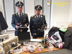 Montesilvano. Duro colpo alla contraffazione. 100 denunce, per 2,5 mln di euro