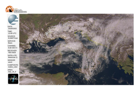 Nebbia. Ampie schiarite nel pomeriggio e nel tardo pomeriggio