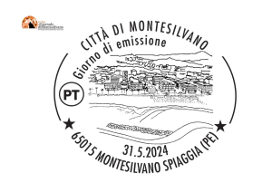 Francobollo dedicato a Montesilvano