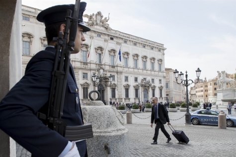 arrivo di Cotarelli a Quirinale