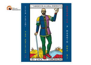 Stasera ad Alba Adriatica, Luca Torzolini e I Tarocchi Dell’Infinito