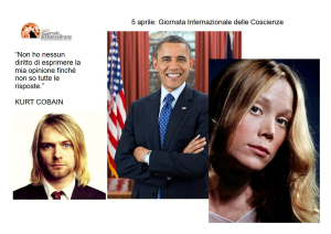 5 Aprile: Carrie, Cobain e Obama, giornata delle coscienze