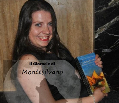 Il libro mostrato da una modella speciale:Patrizia Perilli, consorte dell'autore