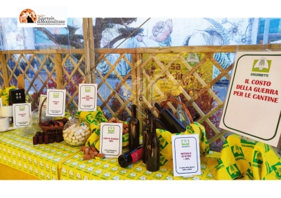 Vinitaly: guerra in cantina. Coldiretti: + 35% i costi penalizzati da conflitto in Ucraina