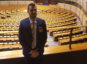 il neo sindaco al Parlamento Europeo