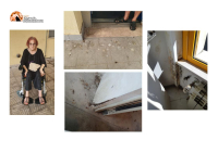 Pescara. Degrado, guano e muffa, disabile chiede trasferimento in altra casa Ater