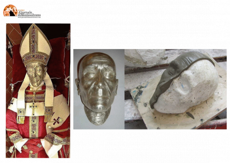 L'Aquila. Con la nuova maschera d'argento il vero volto di Papa Celestino V