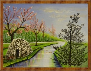 quadro di Giuseppe Del Grosso organizzatore della mostra