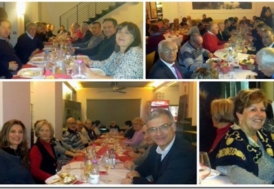 Abruzzesi del trentino a cena con i leggendari calamari dell'Adriatico