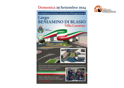 Montesilvano/Villa Carmine, l’inaugurazione di Largo Beniamino Di Blasio