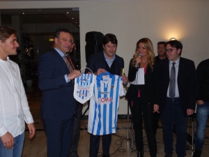 Pescara calcio al Gran galà di beneficenza "Cuore Nazionale Abruzzo”