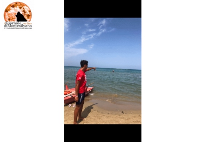 Paura per una donna tra gli scogli di Pescara