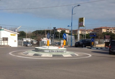 La rotatoria di Via Cavallotti