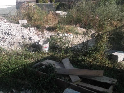 nuovo cantiere del cimitero
