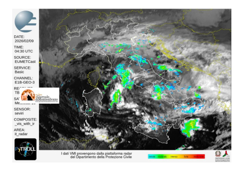 Neve al disopra dei 1400-1600 metri