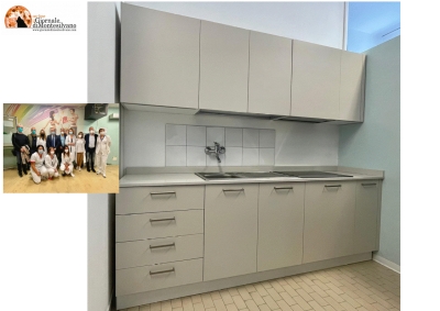 Pescara. Siulp dona cucina al Reparto di Pediatria dell’Ospedale.