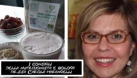 ricetta consigliata dalla Dr.ssa nutrizionista Carola Marangelli
