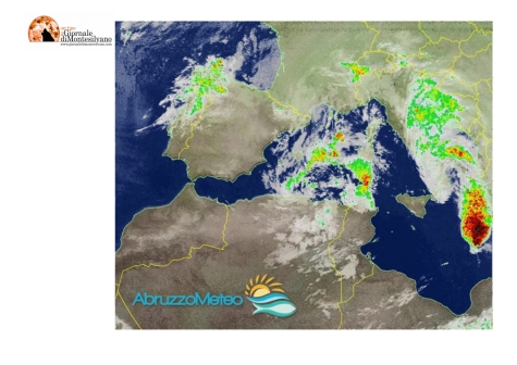 Abruzzo, neve sopra i 2100-2300 metri