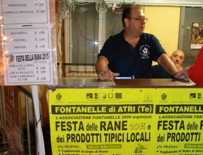Atri, Giustizia riparativa alla festa delle rane fritte