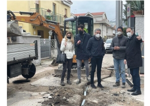 Montesilvano, lavori in via Isonzo contro allagamenti