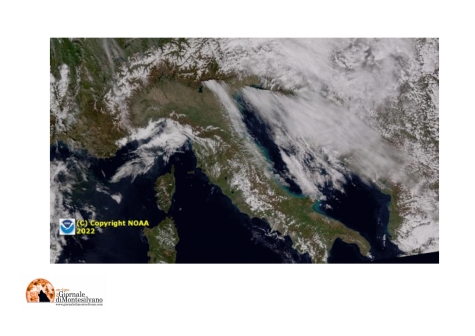 Arrivano masse d'aria fredda  temporali