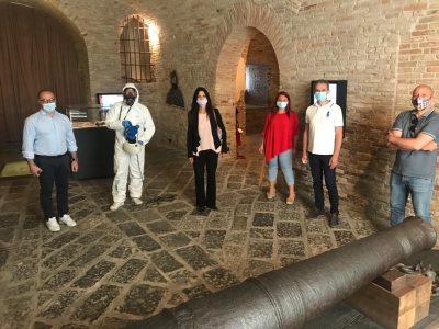 Pescara. Sanificazione per il Museo delle Genti e per il Museo Cascella