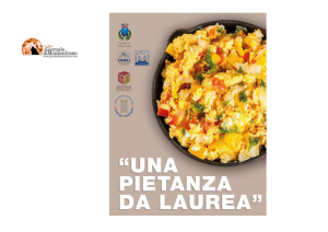 "Una pietanza da laurea" a Collecorvino con l'Università di Teramo
