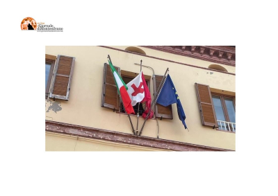 Giulianova, Bandiera per 8 Maggio, Giornata Mondiale della Croce Rossa.