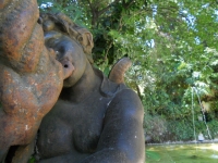 Una statua della Villa di Chieti