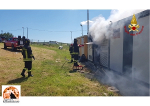 Incendio a Pianella a un impianto fotovoltaico