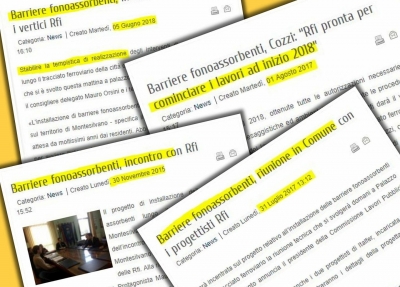 Montesilvano/Barriere fonoassorbenti. M5S, "basta annunci"