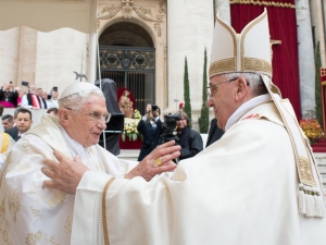 I Papi Francesco e Benedetto