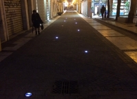 Pescara, rifatto centro storico in pietra di Brač