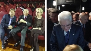 Pippo Baudo, Bonaccorti e Il presidente della RESPUBBLICA Mattarella