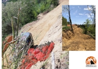 San Giovanni Teatino. Scarpate Via Monte Rosa, partiti i lavori di consolidamento