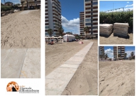 foto della spiaggia per disabili scattate oggi