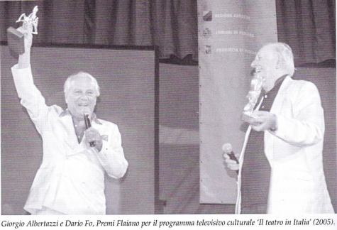 Albertazzi e Dario Fo al Flaiano