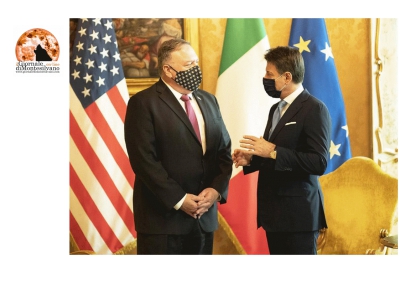 Pompeo e Conte oggi