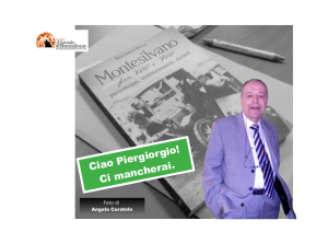 Orsini e nello sfondo uno dei suoi libri
