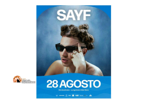 Sayf Santissimo tour estivo a Montesilvano