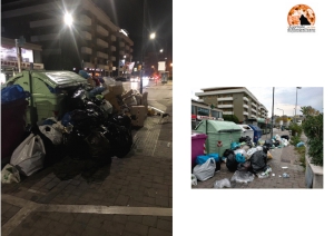 Pescara, viale Marconi 354/via Elettra l'incrocio dell'immondizia e sudiciume