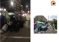 Pescara, viale Marconi 354/via Elettra l'incrocio dell'immondizia e sudiciume