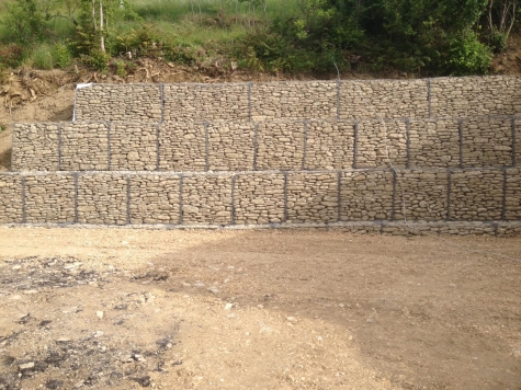 parte dei lavori di messa in sicurezza