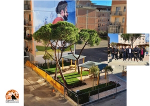 Pescara/quartiere Zanni. Inaugurato murales benedetto dal parroco Don Ezio