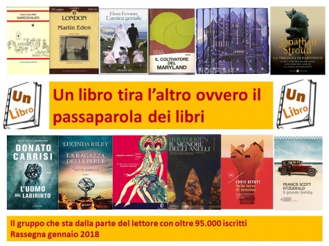 Passaparola dei libri. Sul podio di gennaio: L'uomo del labirinto.