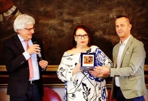 Geremia Mancini e Di Marco premiano con arcolaio D'Argento Ranni 